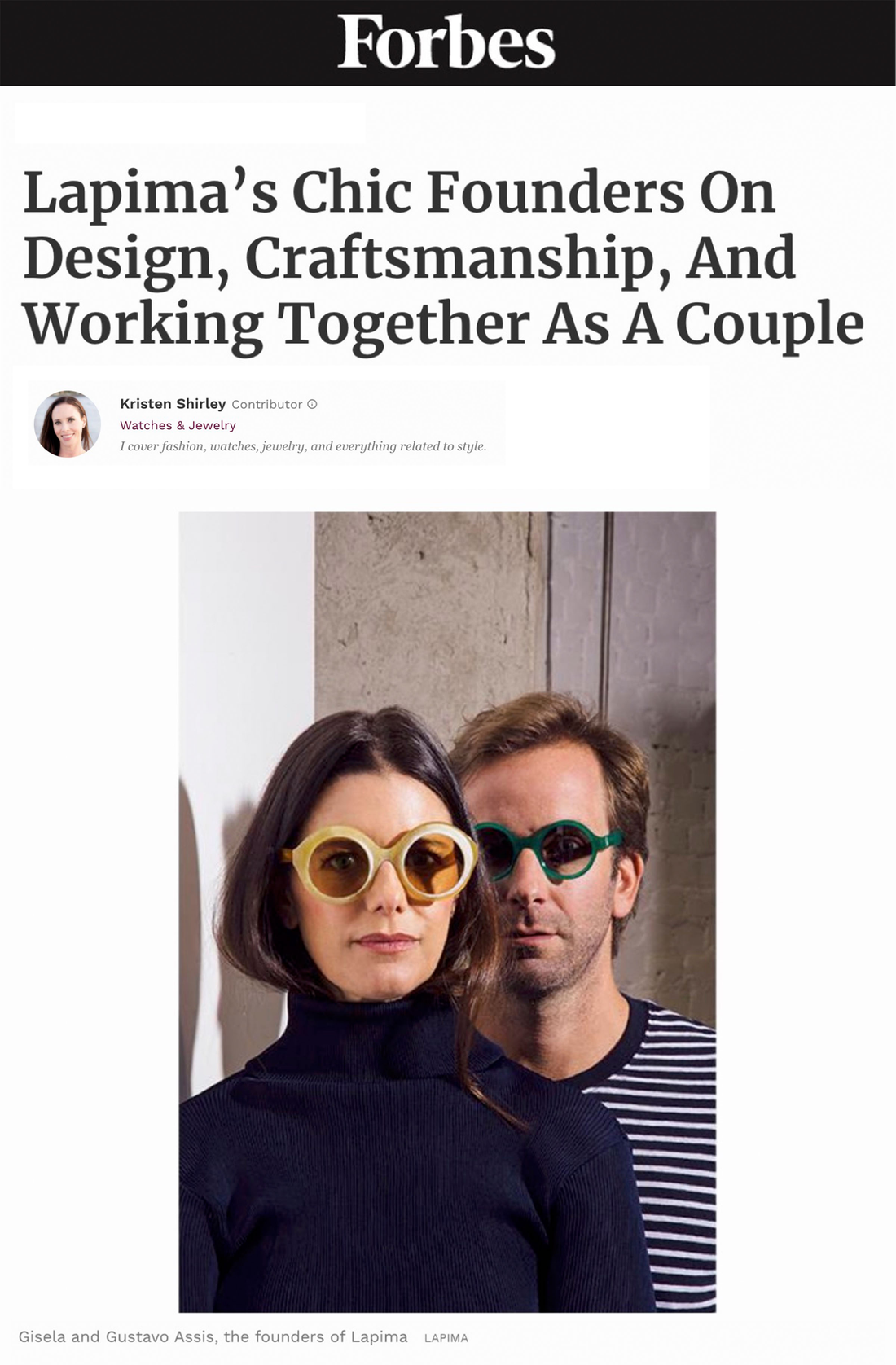 LAPIMA IN FORBES